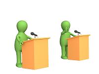 Aps o debate os candidatos avaliam as reaes dos eleitores