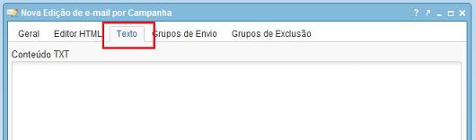 Agora a possibilidade de enviar verso em texto das suas edies