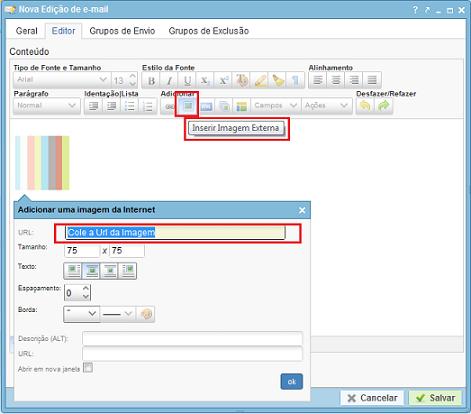 Inserindo imagens externas na edio