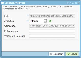 Voc pode incluir novas informaes para os relatrios do Analytics