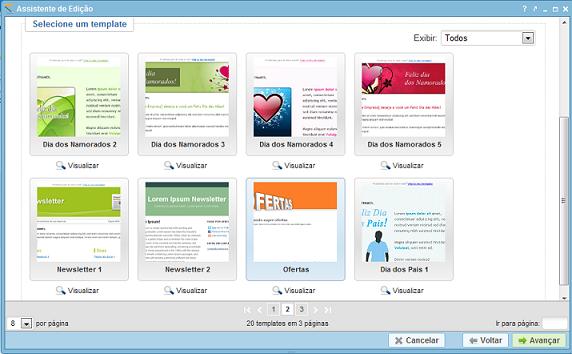 Templates do emailmanager