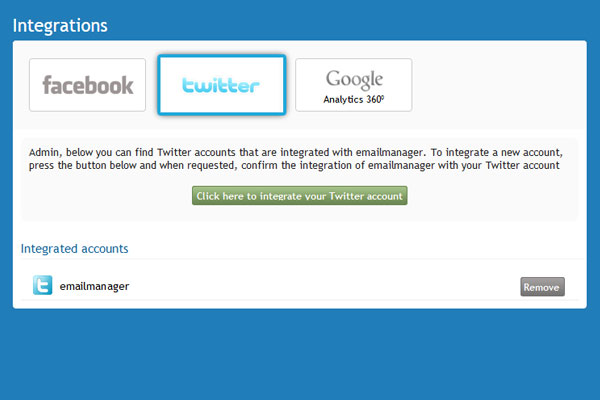 twitter api integration