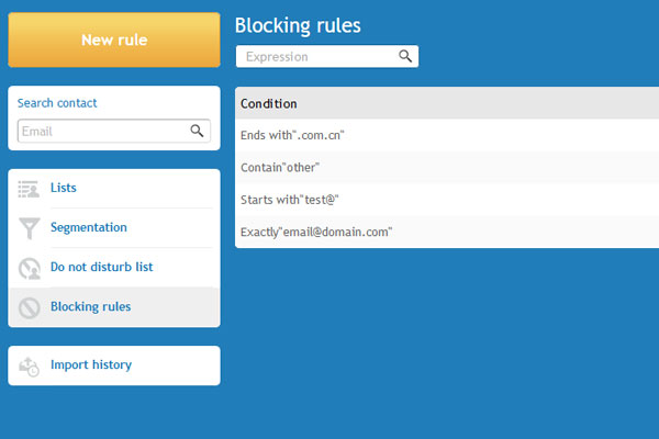 blocking rules
